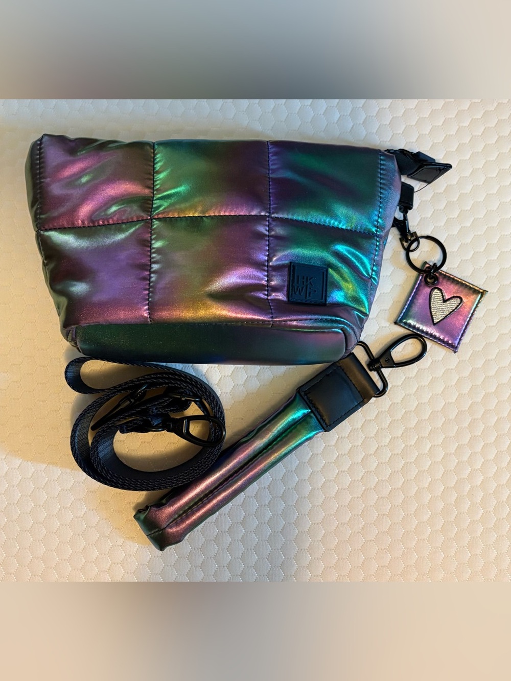 Shawn Killinger x IHKWIP Checkmate Crossbody Pouch Iridescent Twilight